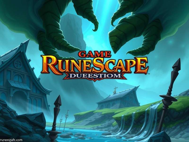 Panoramic view of Gielinor featuring varied landscapes from RuneScape