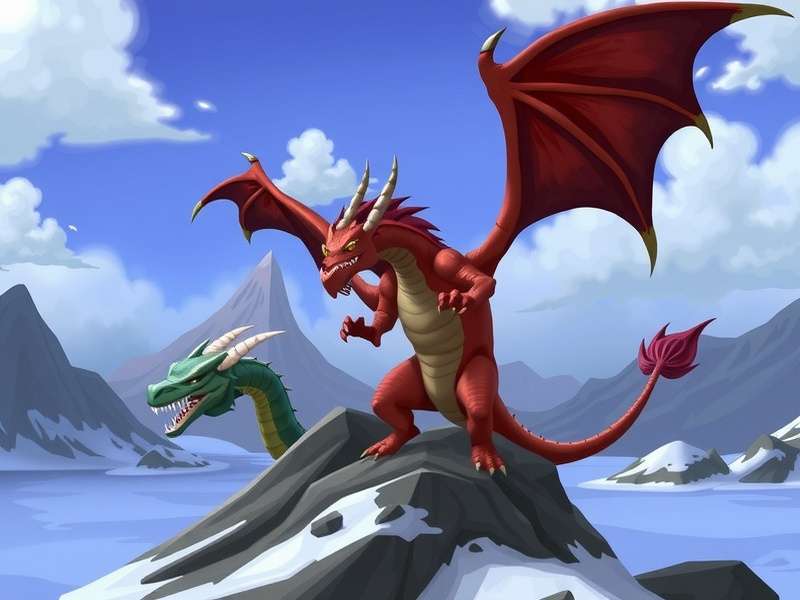 Skyfire Drake breathing fire in RuneScape