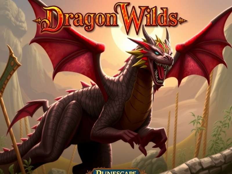 Player character riding a draconic mount in the Dragon Wilds