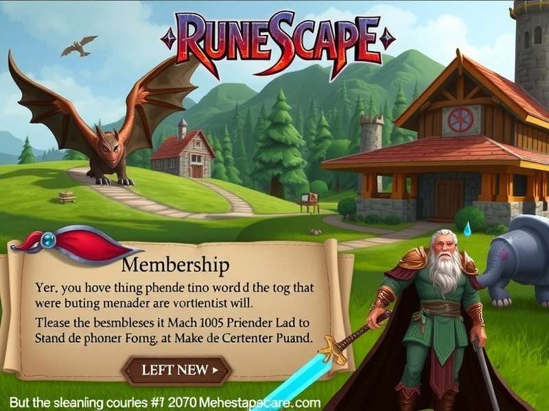 Comparison map showing vast member-only areas in RuneScape