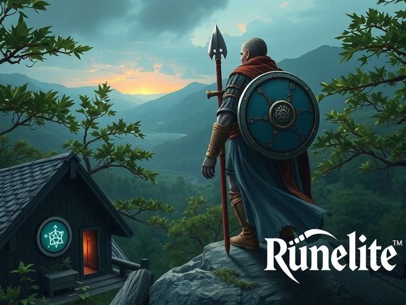 Runelite interface showcasing HD graphics and plugins