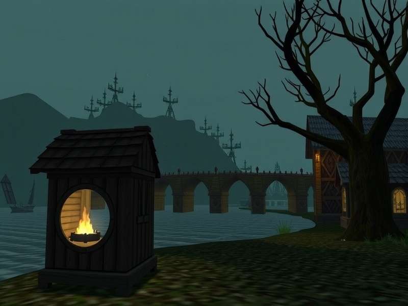 Panoramic view of Gielinor featuring Varrock, Lumbridge, and a dragon