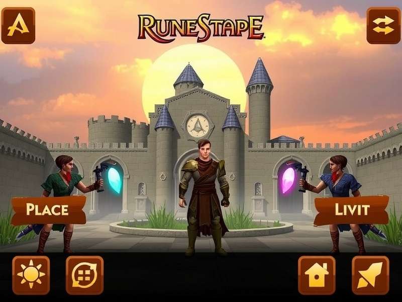 Gameplay screenshot of a RuneScape private server running smoothly on an Android phone