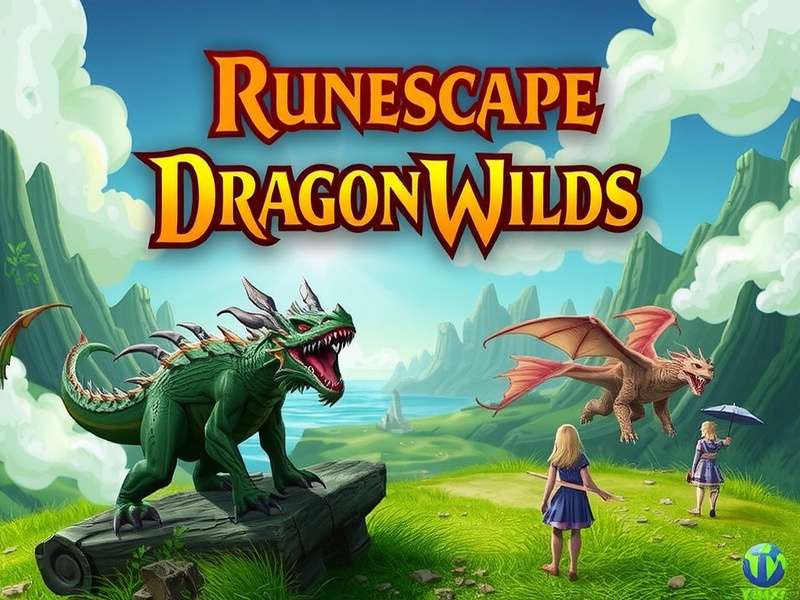 RuneScape Dragon Wilds Xbox gameplay screenshot showing dragon and character