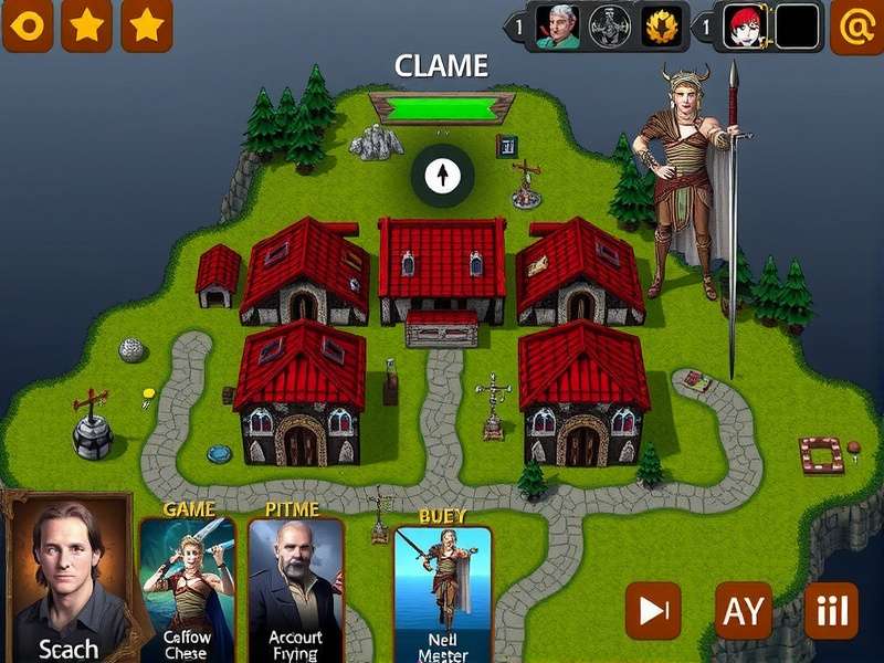 RuneScape landscape featuring the iconic Lumbridge Castle and river Lum