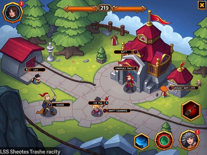 RuneScape epic fantasy landscape with castles and dragons in Gielinor