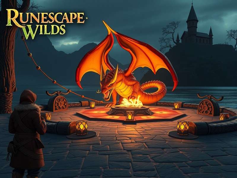 RuneScape Dragon Wilds PS5 – epic dragon battle scene with next-gen visuals
