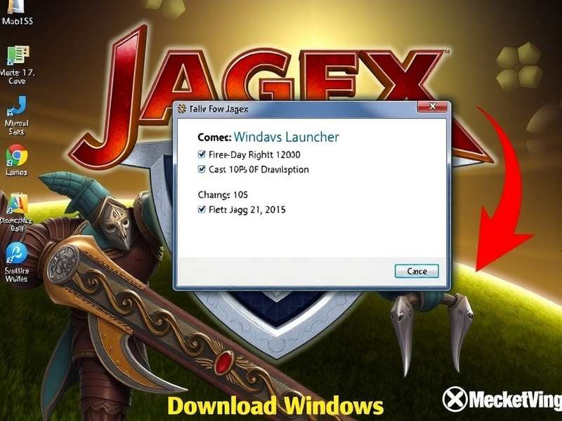 Jagex Launcher dashboard showing RuneScape and Old School RuneScape