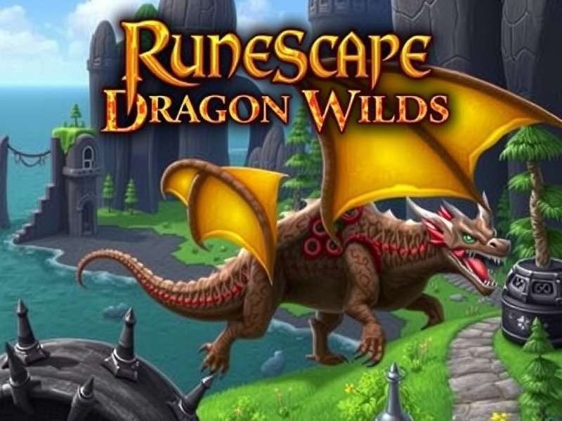 RuneScape Dragon Wilds Console 4K HDR gameplay screenshot showing dragon encounter in the Wilds biome