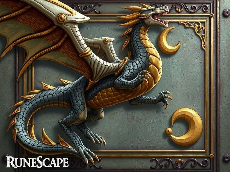 Old School Runescape Dragon Metal Sheet crafting guide showing dragon platebody and kiteshield