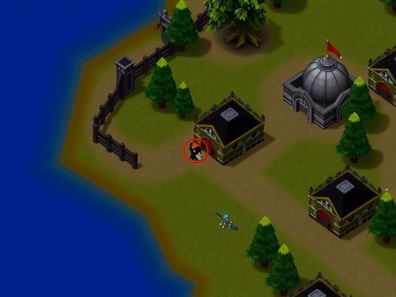 RuneScape 3 game world featuring iconic landmarks and characters